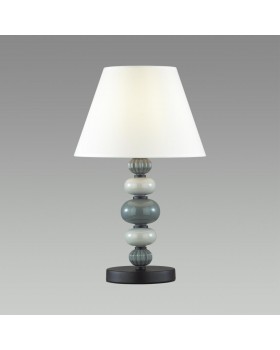 4896/1T MODERN ODL_EX23 27 черный матов./серый/молочный металл/керамика/ткань Настольная лампа E27 1*60W SOCHI-foto3