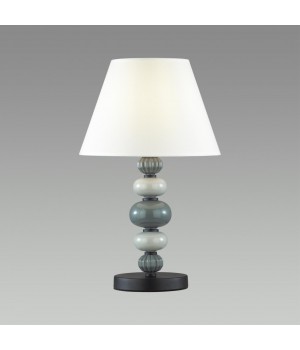 4896/1T MODERN ODL_EX23 27 черный матов./серый/молочный металл/керамика/ткань Настольная лампа E27 1*60W SOCHI-foto3