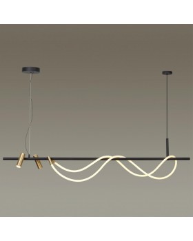 4397/40L HIGHTECH ODL23 103 черный/античная бронза/металл/канат Подвесной св-к IP20 LED 40W 1580Лм 3000K CORDA-foto3