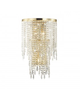 5028/3W MODERN ODL23 431 золотой/прозрачный металл/хрусталь Бра E14 3*40W CHOKKA-foto4