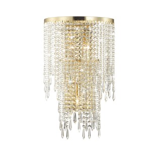 5028/3W MODERN ODL23 431 золотой/прозрачный металл/хрусталь Бра E14 3*40W CHOKKA-foto4