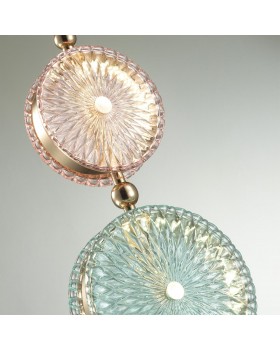 5412/13LB L-VISION ODL_EX23 8 золотой/розовый/голубой металл/стекло Подвес LED 13W 4000K CARAMELLA-foto6