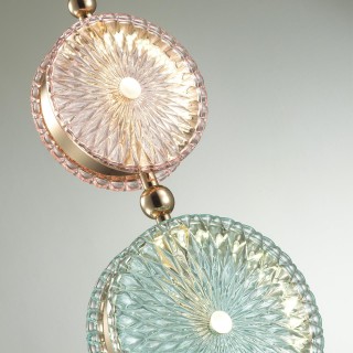 5412/13LB L-VISION ODL_EX23 8 золотой/розовый/голубой металл/стекло Подвес LED 13W 4000K CARAMELLA-foto6