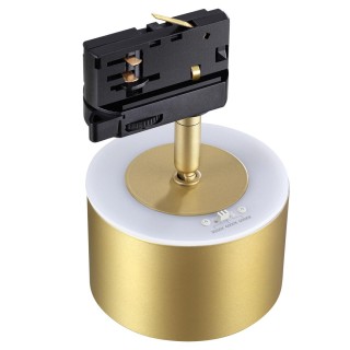 358978 PORT NT22 119 бронза св. Трехфазный трековый светильник с переключ. цв. температуры IP20 LED 3000К\4000К\6000К 12W вниз + 3W вверх 110-265V GIR-foto7