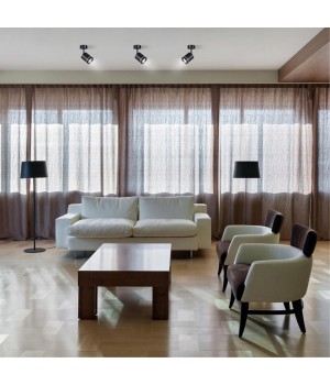 358260 OVER NT19 205 черный Накладной светильник IP20 LED 9W 160-265V ARUM-foto3