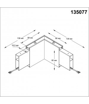 135077 OVER NT19 176 черный Светильник без драйвера для арт.358160 IP20 LED 4000K 3W 220-240V ITER-foto2