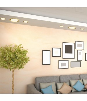 358956 SPOT NT22 230 бронза светлая Встраиваемый светодиодный светильник с переключателем цветовой температуры IP20 LED 3000К\4000К\6000К 20W 220V LAN-foto3