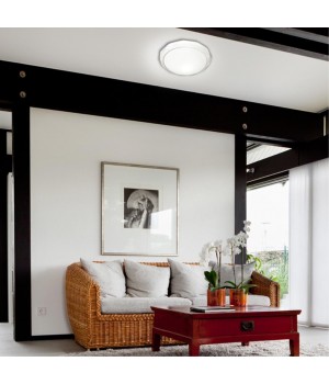 2056/CL PALE SN 092 Светильник пластик/белый LED 30Вт 4000K D350 IP43 MASIO-foto3