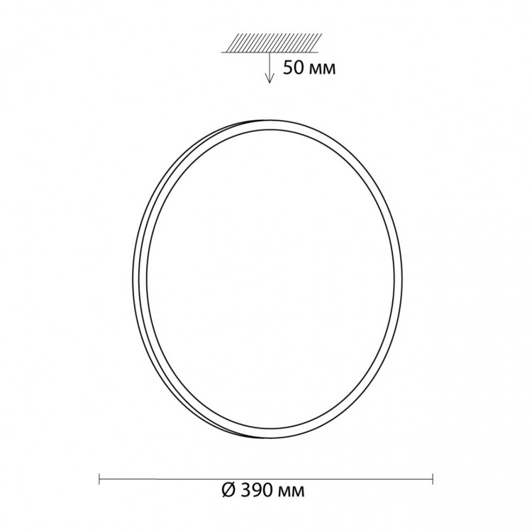 3008/DL TAN SN 065 Светильник пластик/белый/никель LED 48Вт 3000-6500K D390 IP43 пульт ДУ/ LampSmart PARTIAL