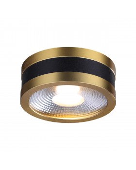 6613/7CL HIGHTECH ODL23 161 черный/античная бронза/металл Потолочный светильник IP20 LED 7W 3000K REUS-foto4