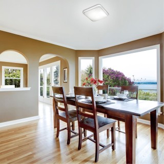 2014/F PALE SN 100 Светильник пластик/белый/хром LED 90Вт 3200-4200-6200K 600х600 IP43 пульт ДУ KVADRI-foto3