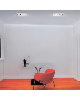 358442 SPOT NT20 266 бел/черн Встраиваемый карданный светильник IP20 LED 4000К 3*24W 100-265V GESSO-foto3