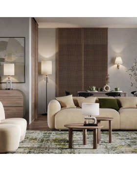 5410/1W MODERN ODL_EX23 31 черный матов./бежевый металл/полирезин/ткань Бра E14 1*40W BAGEL-foto4