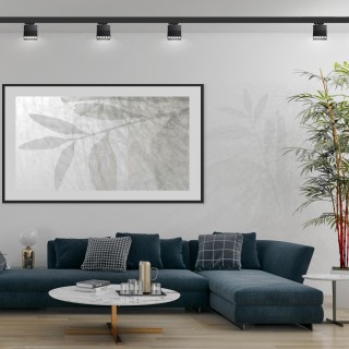 358327 PORT NT19 125 черный Трехфазный трековый свтильник IP33 LED 4000К 13W 110-265V EOS-foto3