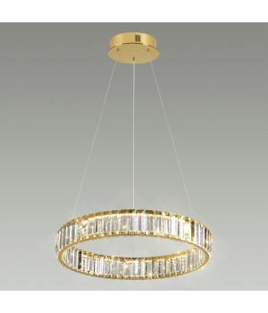 5015/30L L-VISION ODL23 425 золотой/прозрачный металл/хрусталь Люстра LED 30W 4000K 3570Лм VEKIA-foto3