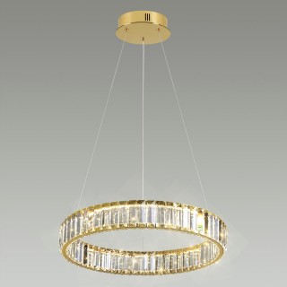 5015/30L L-VISION ODL23 425 золотой/прозрачный металл/хрусталь Люстра LED 30W 4000K 3570Лм VEKIA-foto3