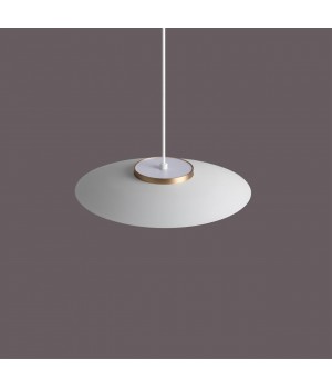 358895 OVER NT22 191 белый/золото Светильник накладной светодиодный, провод 2м IP20 LED 4000К 18W 220-240V PILZ-foto5