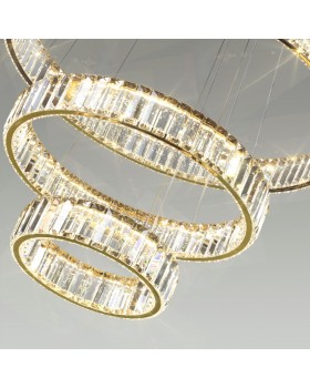 5015/88L L-VISION ODL23 427 золотой/прозрачный металл/хрусталь Люстра LED 88W 4000K 10200Лм VEKIA-foto5