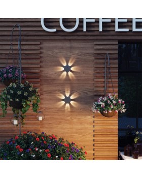 358463 STREET NT20 343 темно-серый Ландшафтный настенный светильник IP54 LED 4000K 6W 85-265V CALLE-foto3