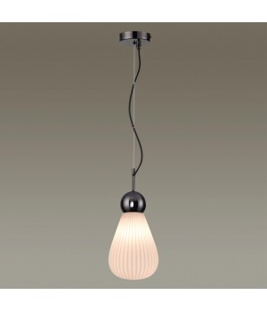 5418/1 MODERN ODL_EX23 19 черный хром/белый матовый/металл/стекло Подвес E14 1*40W ELICA-foto3