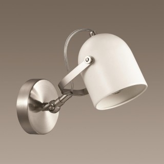 3592/1W MODERNI LN18 155 белый с матовым никелем Бра E27 60W 220V ARUDIS-foto3