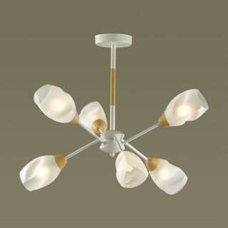 5210/6С COUNTY белый, бежевый Люстра потолочная E14 6*40W 220V KENDRA-foto3