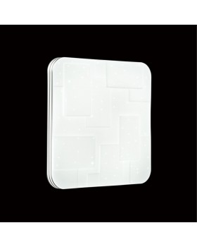 2085/EL PALE SN 103 Светильник пластик/белый LED 72Вт 3000-6000K 480х480 IP43 пульт ДУ NORES-foto5