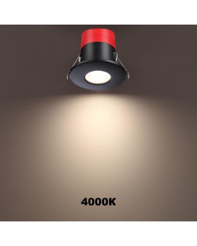 358638 SPOT NT21 243 черный Светильник встраиваемый светодиодный диммируемый, смена цв. температуры IP65 LED 3000К\4000К\5000К 8W 220V REGEN-foto4