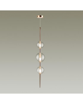 4685/3 PENDANT ODL20 294 медный/прозрачный Подвес G9 3*5W 220V LAZIA-foto4