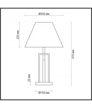 5290/1T NEOCLASSI LN23 188 черный, латунь Настольная лампа E27 1*60W 220V FLETCHER-foto2