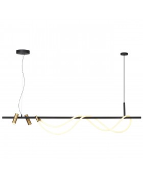 4397/40L HIGHTECH ODL23 103 черный/античная бронза/металл/канат Подвесной св-к IP20 LED 40W 1580Лм 3000K CORDA-foto4