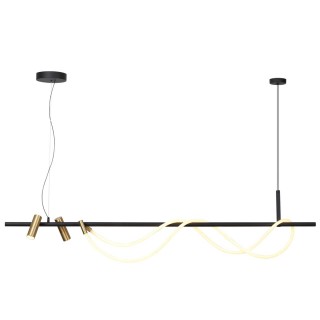 4397/40L HIGHTECH ODL23 103 черный/античная бронза/металл/канат Подвесной св-к IP20 LED 40W 1580Лм 3000K CORDA-foto4