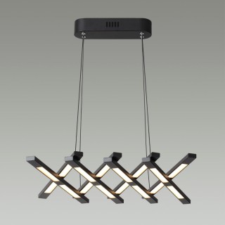 4366/90L HIGHTECH ODL23 145 черный/металл/акрил Подвесной моделируемый светильник IP20 LED 70W 2800Лм 3000K RUDY-foto5