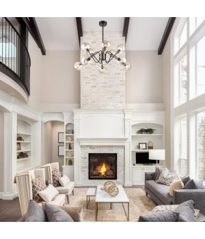 4518/10C LOFTI LN20 201 черный, бронза Люстра потолочная E14 10*40W 220V TIANA-foto3