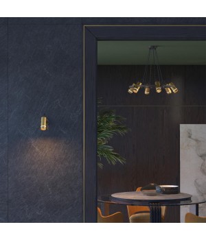 4444/6 MODERNI LN20 151 коричневый, золотой Люстра GU10 6*5W 220V HARPER-foto3