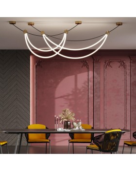 4378/65L HIGHTECH ODL23 221 черный/античная бронза/акрил/металл Подвесной светильник IP20 LED 65W 3250Лм 3000K GABI-foto4