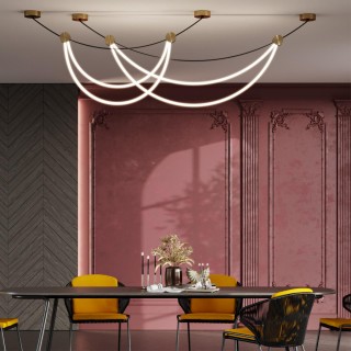 4378/65L HIGHTECH ODL23 221 черный/античная бронза/акрил/металл Подвесной светильник IP20 LED 65W 3250Лм 3000K GABI-foto4