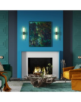 4360/10WL MIDCENT ODL23 174 изумрудный мрамор/золотистый металл Настенный св-к IP20 LED 10W 645Лм 3000K MARMI-foto4