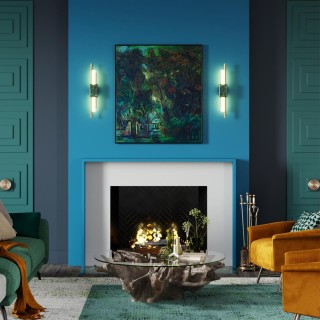 4360/10WL MIDCENT ODL23 174 изумрудный мрамор/золотистый металл Настенный св-к IP20 LED 10W 645Лм 3000K MARMI-foto4