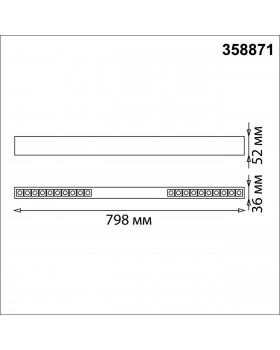 358871 OVER NT22 172 белый Светильник накладной/подвесной светодиодный IP20 LED 4000K 30W 220V ITER-foto2