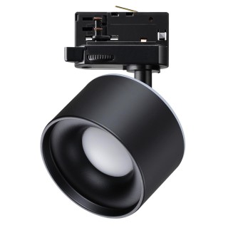 358977 PORT NT22 119 черный Трехфазный трековый светильник с переключ. цв. температуры IP20 LED 3000К\4000К\6000К 12W вниз + 3W вверх 110-265V GIRO-foto3