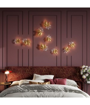 4371/3WL MIDCENT ODL23 201 золотое фольгирование/стекло Настенный св-к IP20 LED 3W 180Лм 3000K EVA-foto4