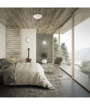 162/K GLASSI SN 106 Светильник стекло/белое E27 2*60Вт D300 QUADRO WHITE-foto3