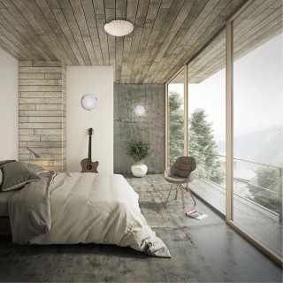 162/K GLASSI SN 106 Светильник стекло/белое E27 2*60Вт D300 QUADRO WHITE-foto3