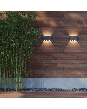 358461 STREET NT20 342 темно-серый Ландшафтный настенный светильник IP54 LED 4000K 8W 85-265V CALLE-foto3