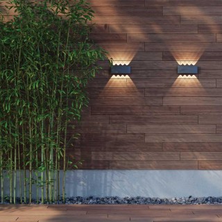 358461 STREET NT20 342 темно-серый  Ландшафтный настенный светильник IP54 LED 4000K 8W 85-265V CALLE-foto3