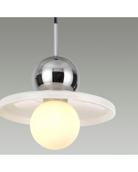 5014/1A MODERN ODL23 295 хром/белый/белый матовый металл/стекло Подвес G9 LED 5W HATTY-foto5