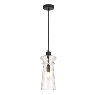 4966/1 MODERN ODL23 300 матов.черный/прозрачный/металл/стекло Подвес E14 1*40W PASTI-foto4