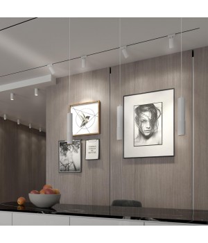 358499 PORT NT21 128 белый Трехфазный трековый светодиодный cветильник IP20 LED 4000K 12W 220V MAIS LED-foto3