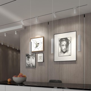 358499 PORT NT21 128 белый Трехфазный трековый светодиодный cветильник IP20 LED 4000K 12W 220V MAIS LED-foto3